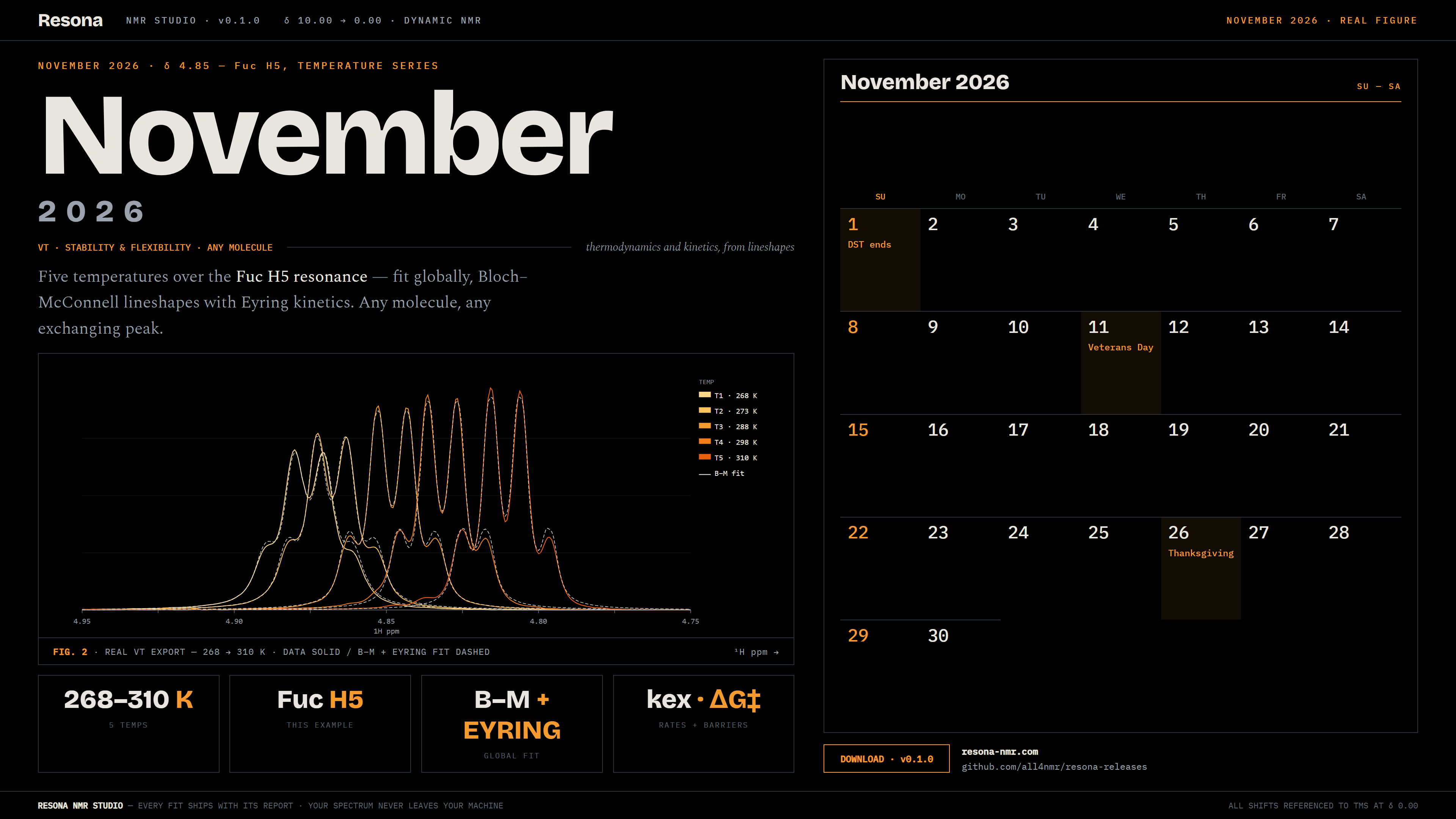 Resona calendar wallpaper — November 2026